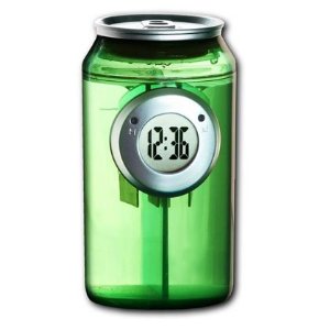 soda can water clock