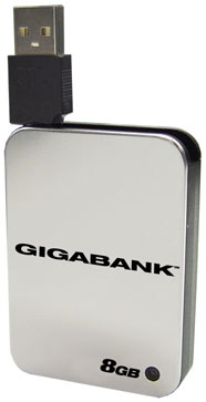 GigaBank 8GB USB2.0 HDD