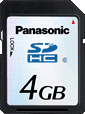 Panasonic 4GB SD Card